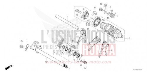 BARILLET DE SELECTION CL500AS de 2025